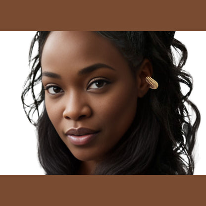 Shell Ear Gold Cuff