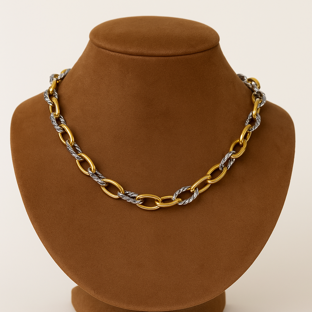 Twist Links Necklace
