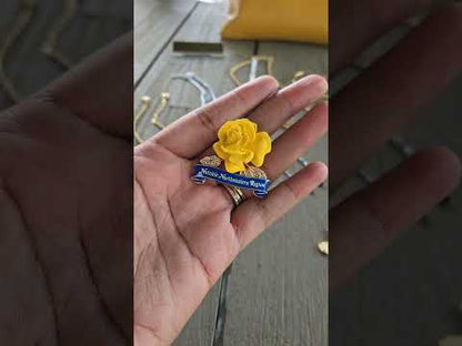 Notable Northeastern Region Rose Brooch Pin