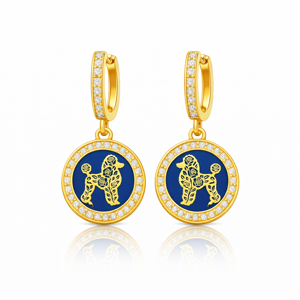 Golden Elegance Earring & Necklace Set