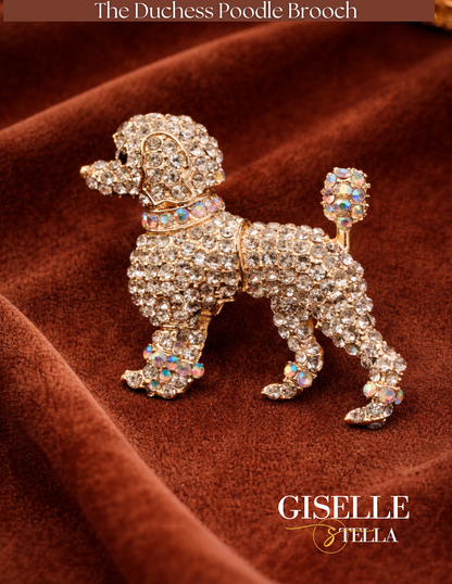 Duchess Poodle Brooch