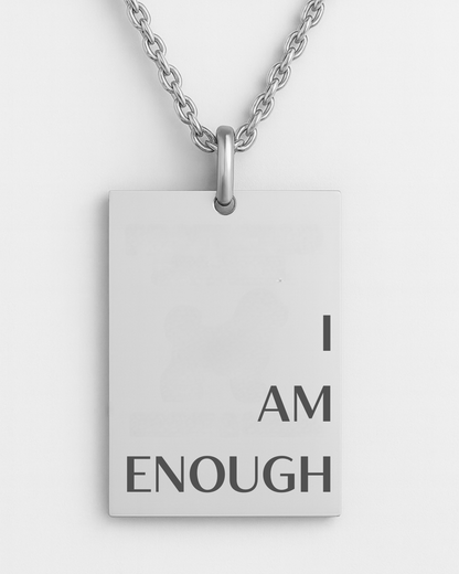 I AM ENOUGH Gold Necklace