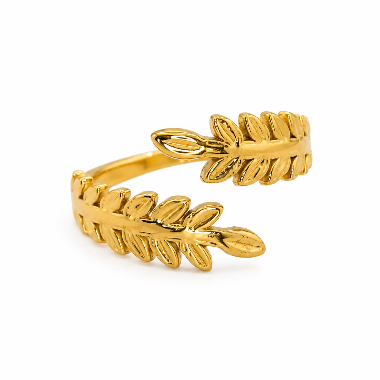 Olive Leaf Adjustable Ring