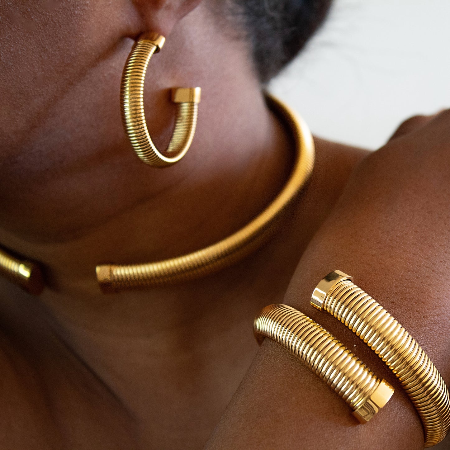 Zamani Hoop Earrings