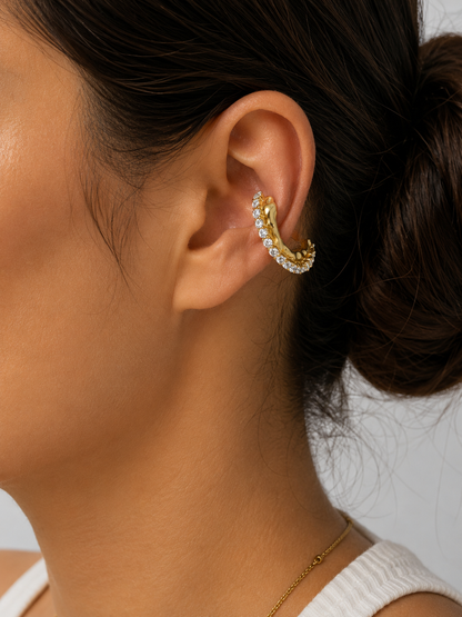 Hammered Ear Cuff