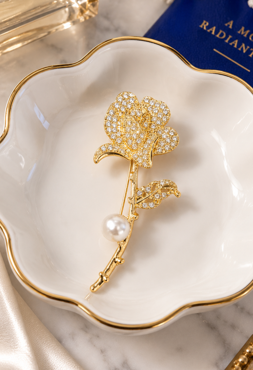 Golden Bloom Brooch