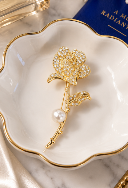 Golden Bloom Brooch