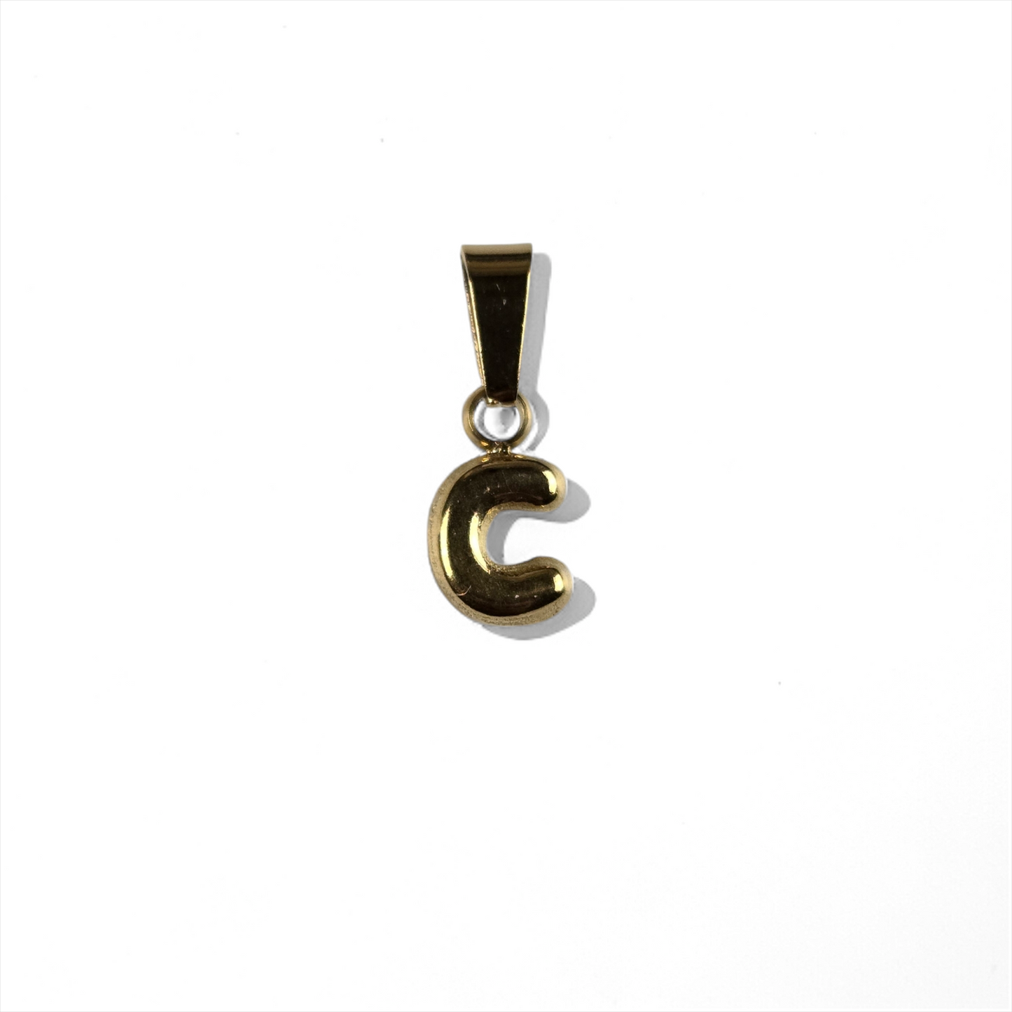 Airy Initial Charm Pendant