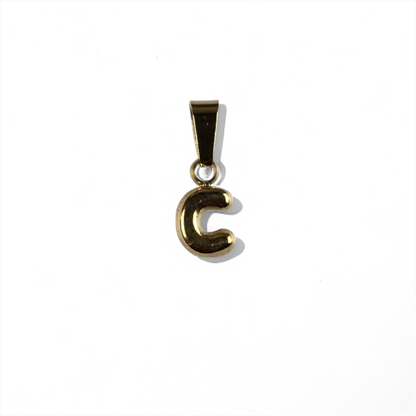 Airy Initial Charm Pendant