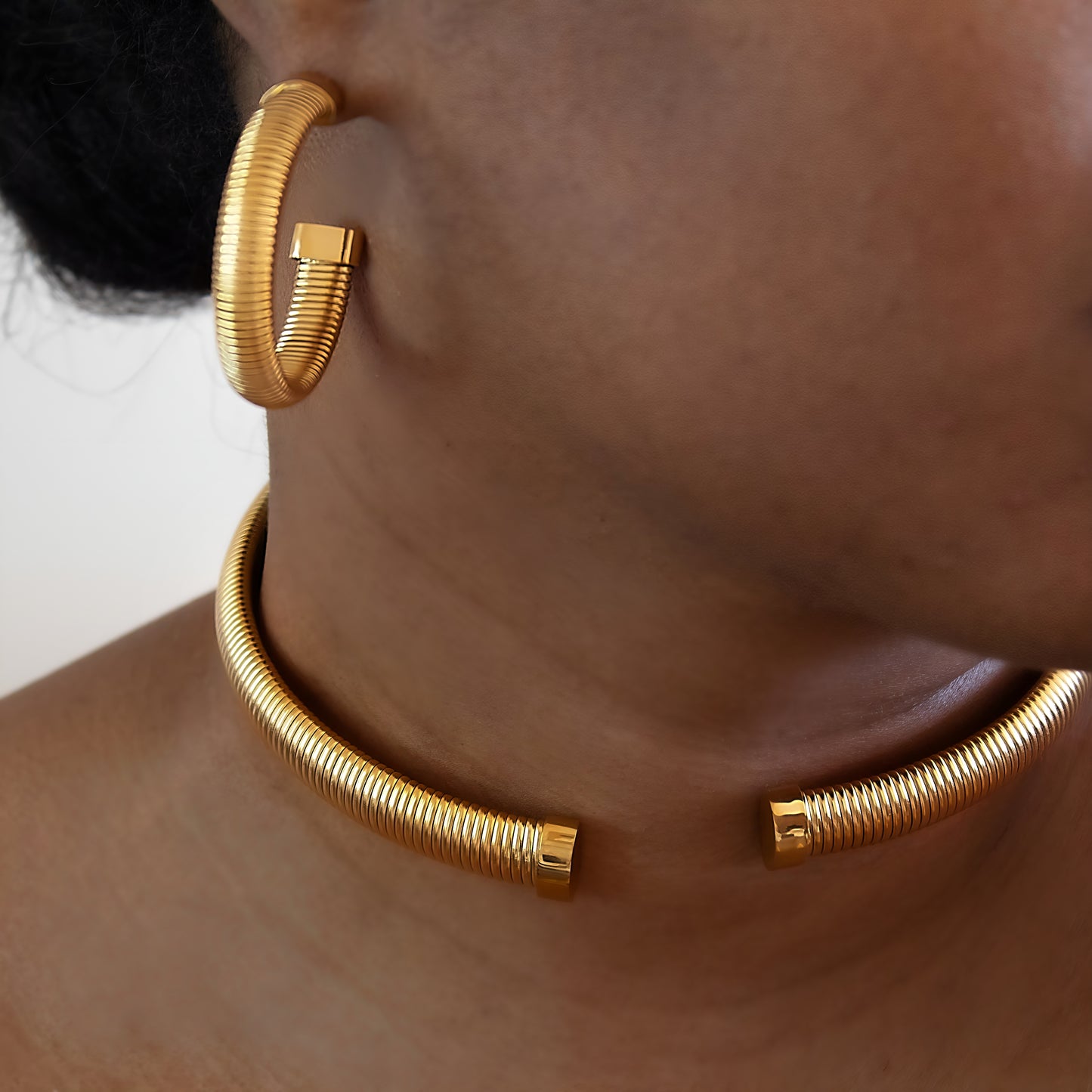 Zamani Hoop Earrings