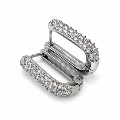 Demi Huggie Hoop Earrings