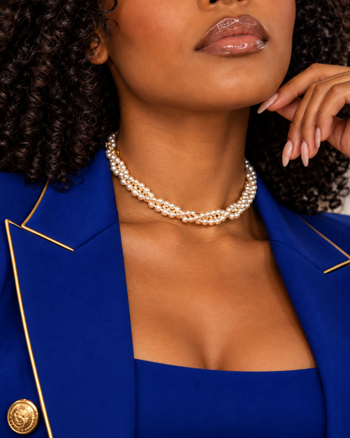 Executive Pearl Twist Necklace