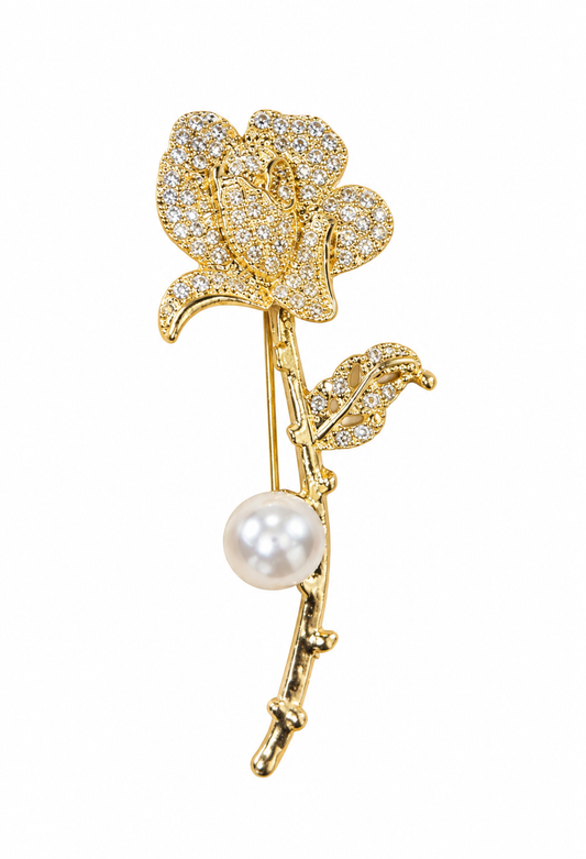 Golden Bloom Brooch