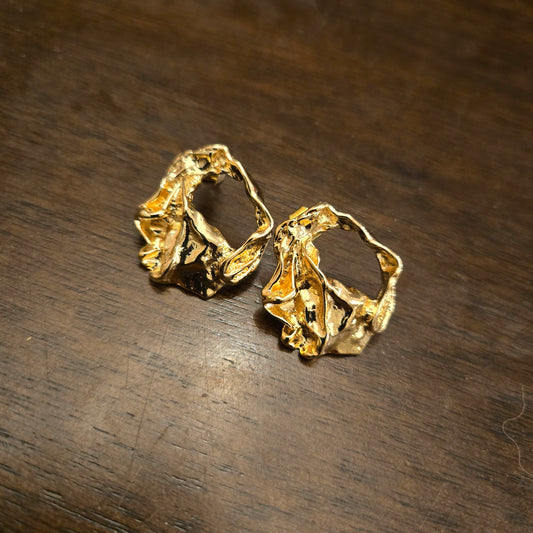 Vixen Textured Stud Earrings