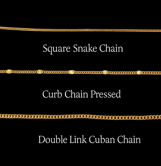 Gold Luxe Chain Base — Choose Your Style