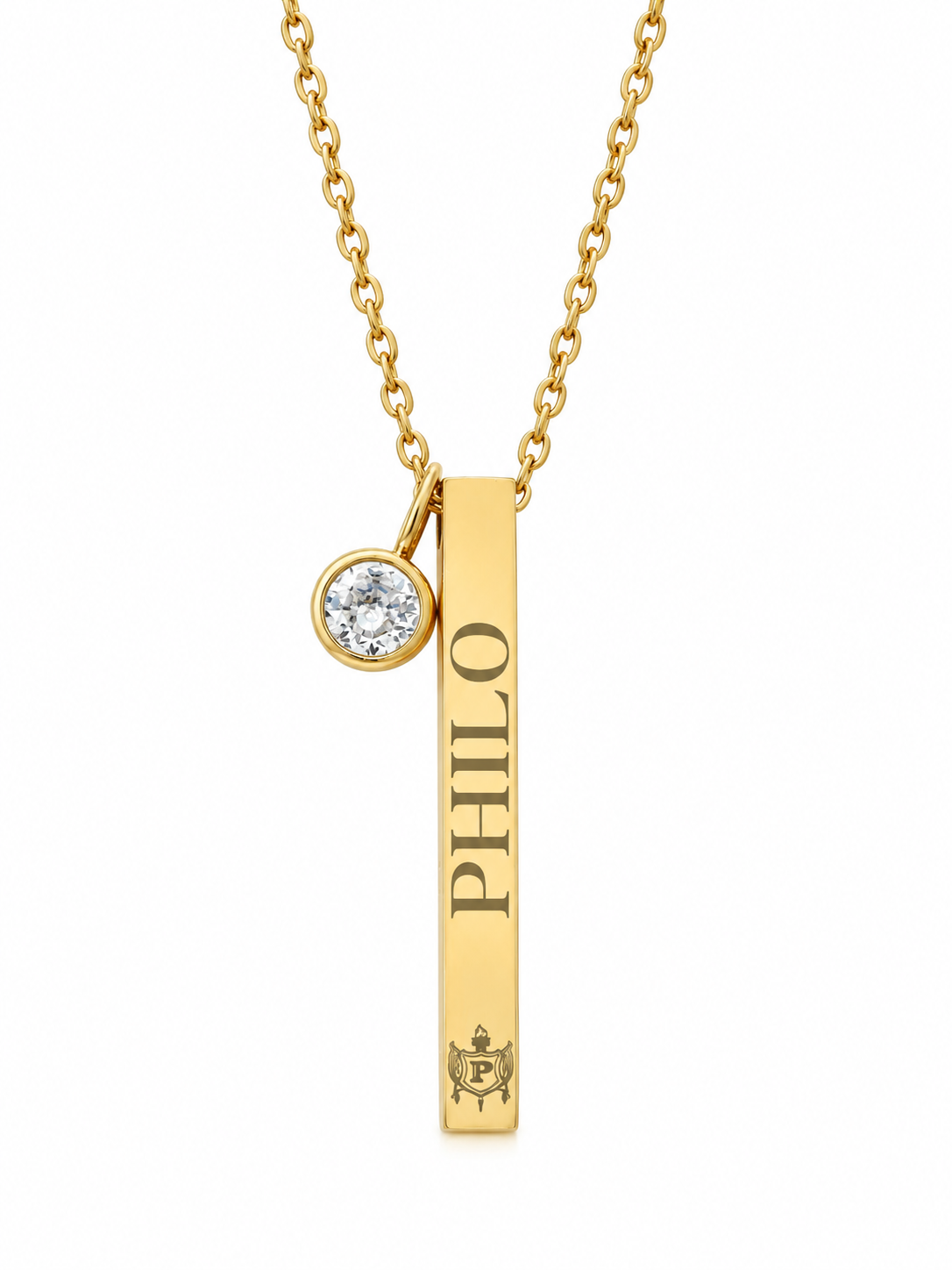 PHILO Friendship & Support Bar Necklace