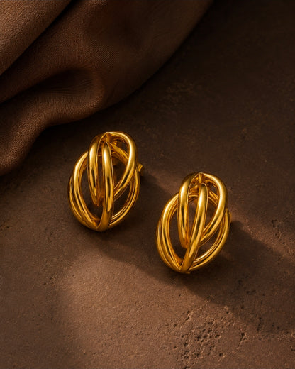 Aurora Interlace Studs