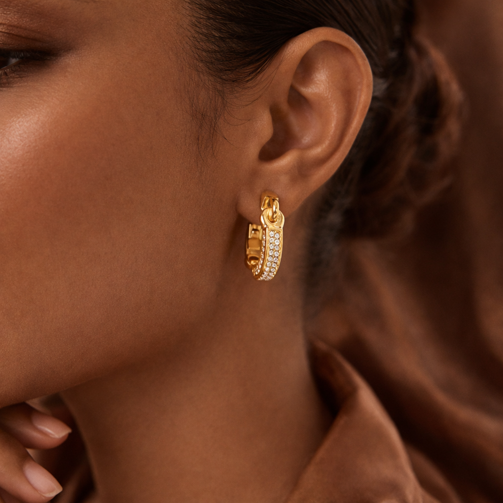 Quite Luxury Huggie Hoops