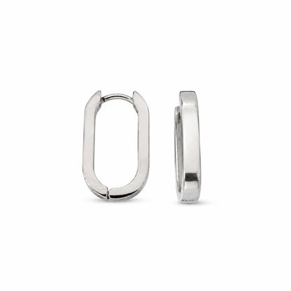 Azura Geometric Gold Hoop Earrings