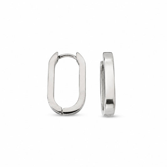 Azura Geometric Gold Hoop Earrings