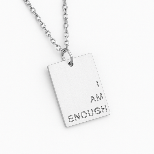 I AM ENOUGH Gold Necklace