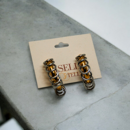 On Edge Luxe Hoop Gold