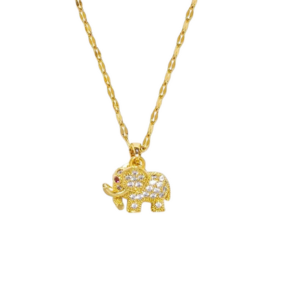 Elephant Luck Pendant Necklace