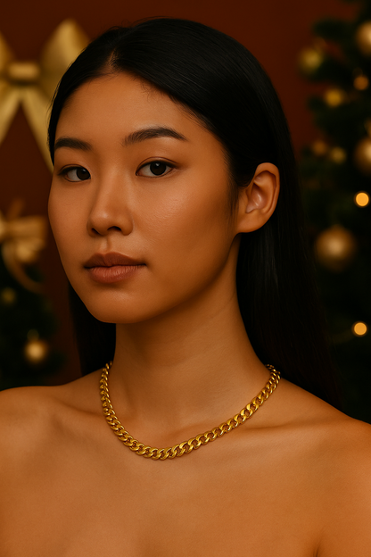 Raven Cuban Necklace