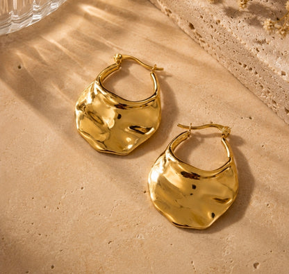 Soleil Sculptural Hoops