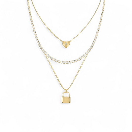 The Triple Charm Necklace