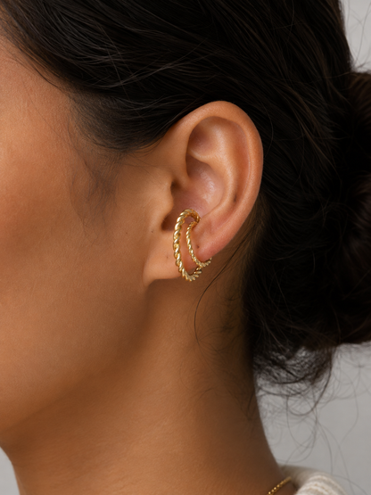 Double Twist Ear Cuff