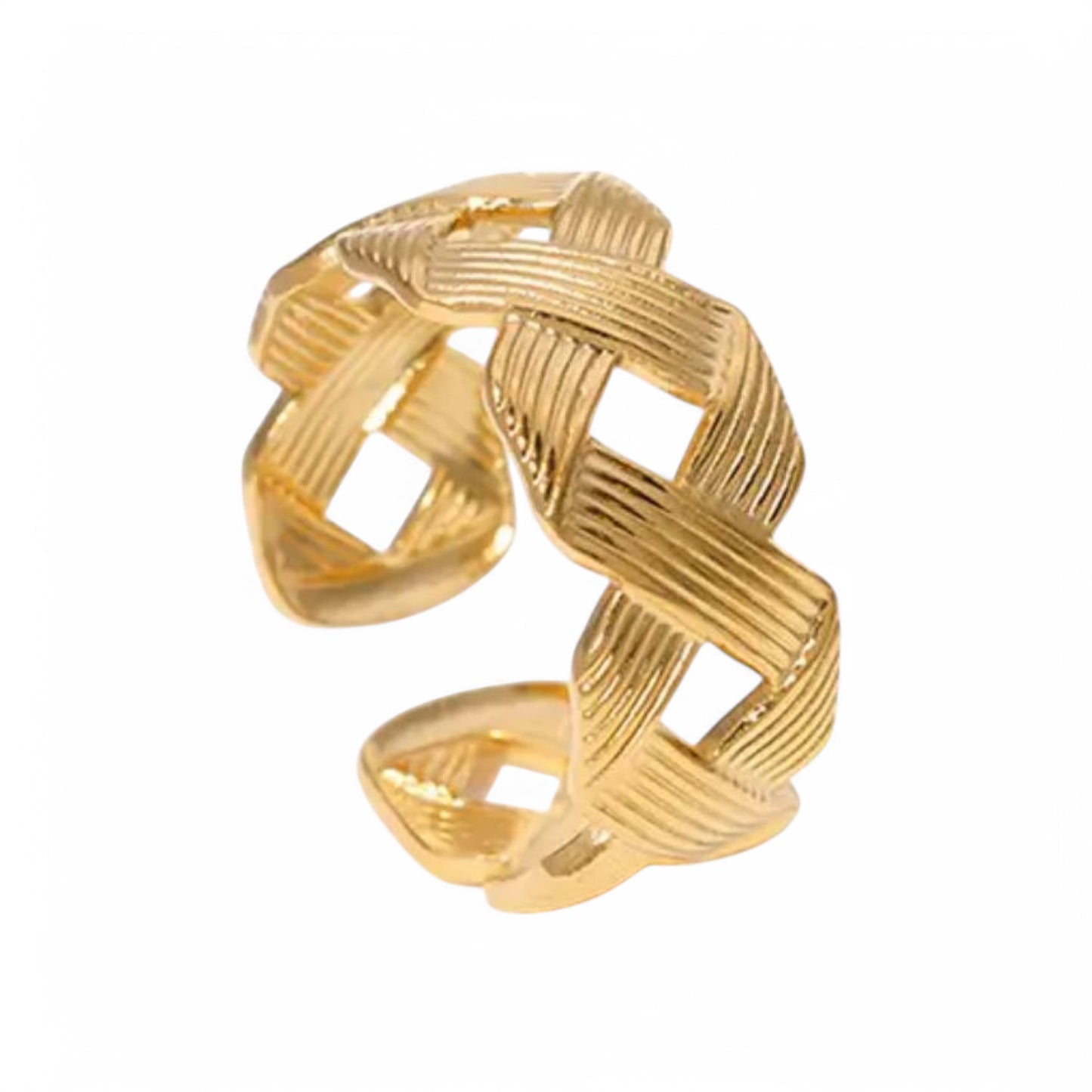 Braided Elegance Ring