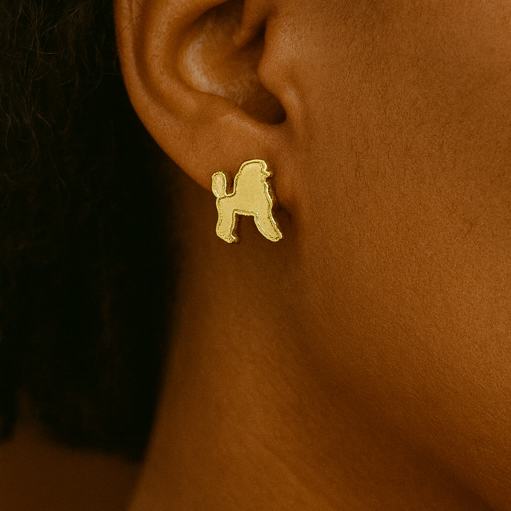 Prestige Poodle Earrings (Gold)