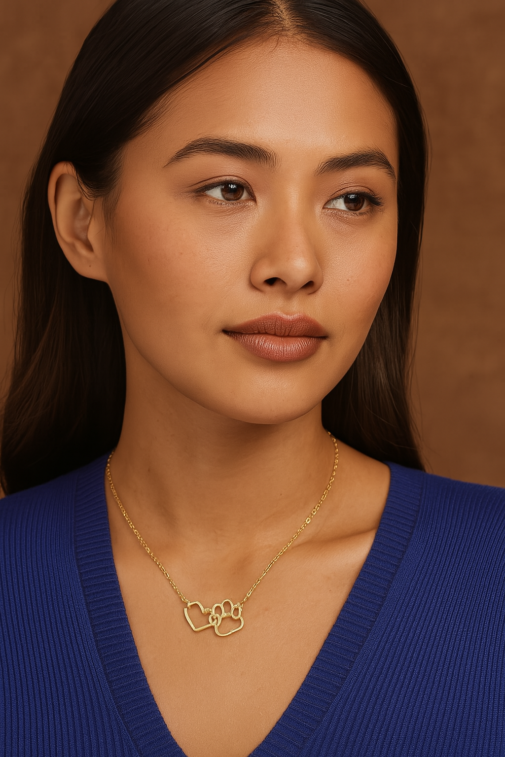 Paw & Heart Pendant Necklace