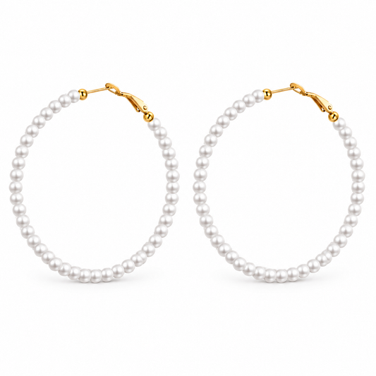 Pearl Strand Hoops