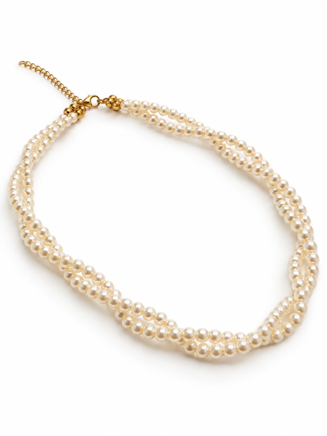 Executive Pearl Twist Necklace