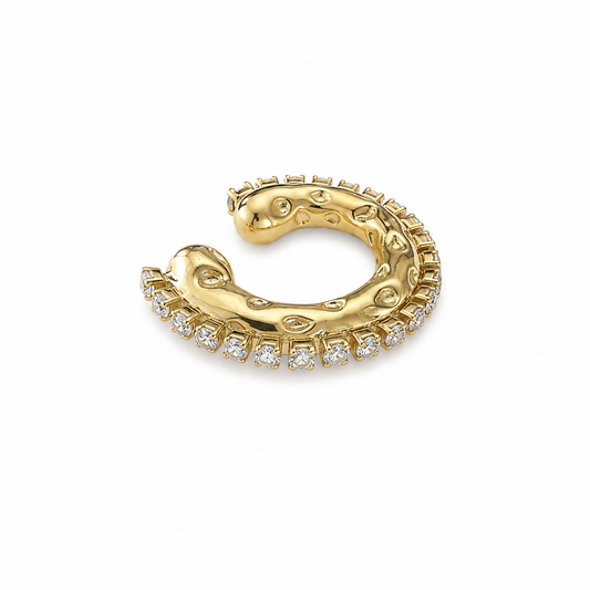 Hammered Ear Cuff
