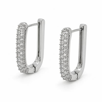 Demi Huggie Hoop Earrings