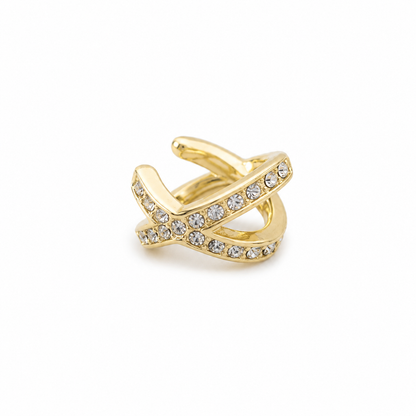 Crystal Bypass Ear Cuff