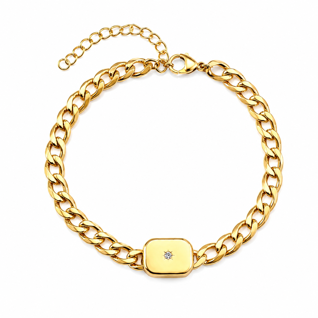 Joanna Curb Link Gold Bracelet