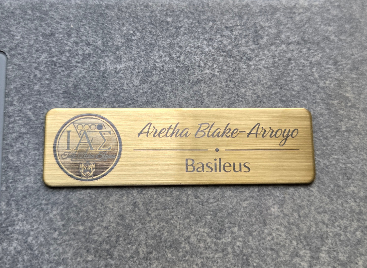 Signature Leadership Name Badge - Custom Order