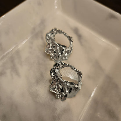 Vixen Textured Stud Earrings
