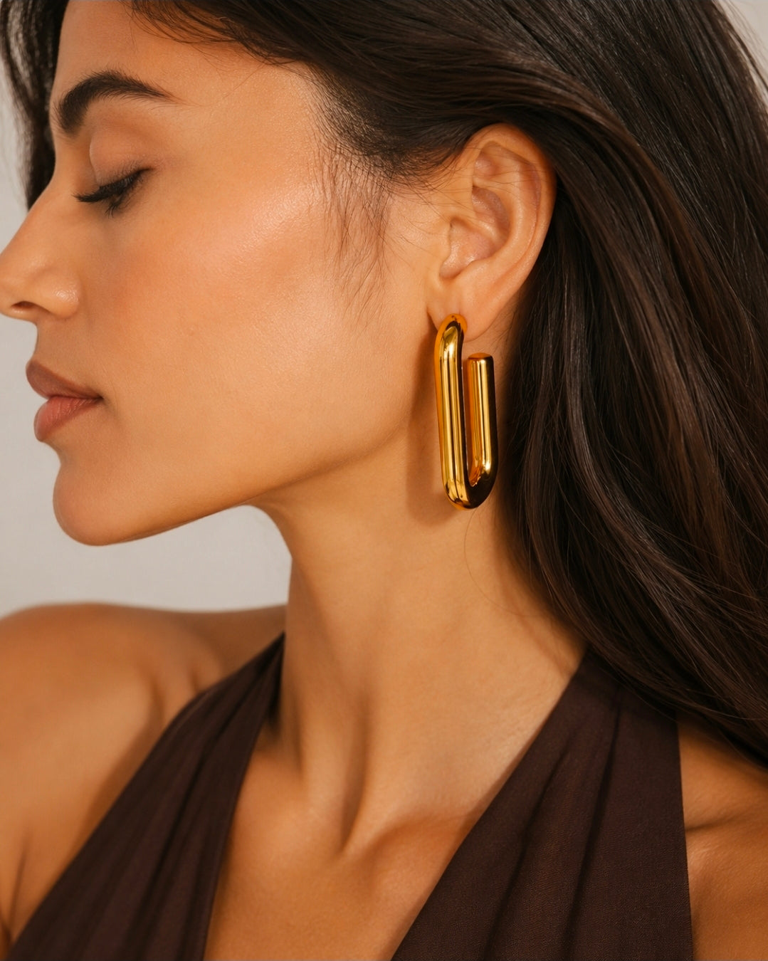 Sienna U Hoops — Medium