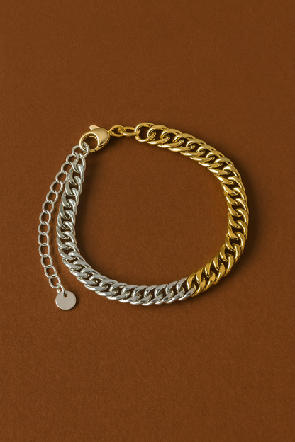 Dual Legacy Cuban Link Bracelet