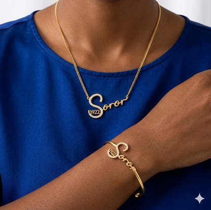 Sophisticated Soror Cuff
