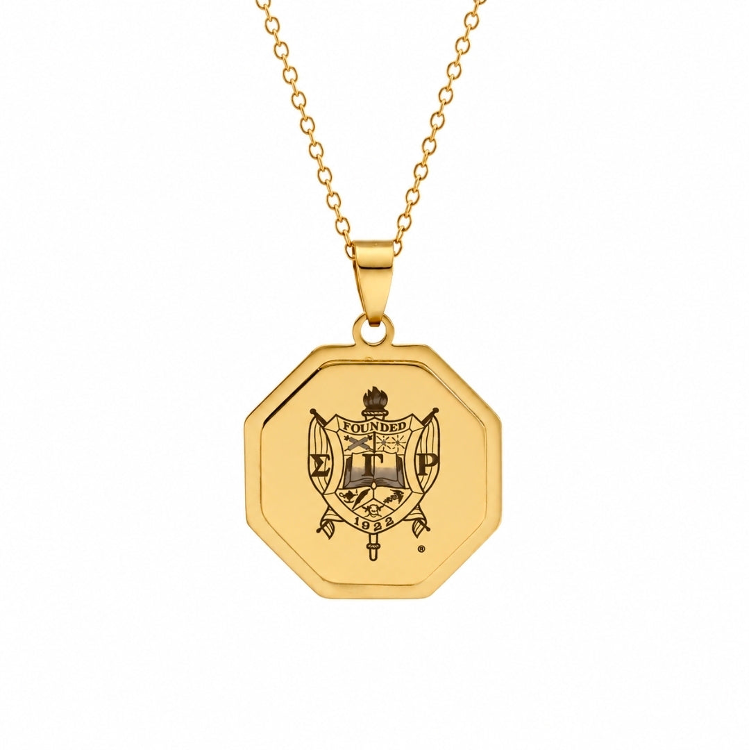 Heritage Crest Pendant Necklace