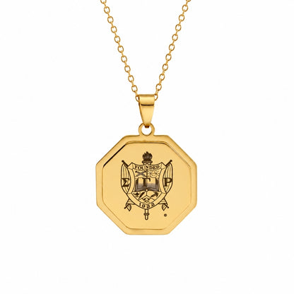 Heritage Crest Pendant Necklace
