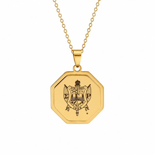 Heritage Crest Pendant Necklace
