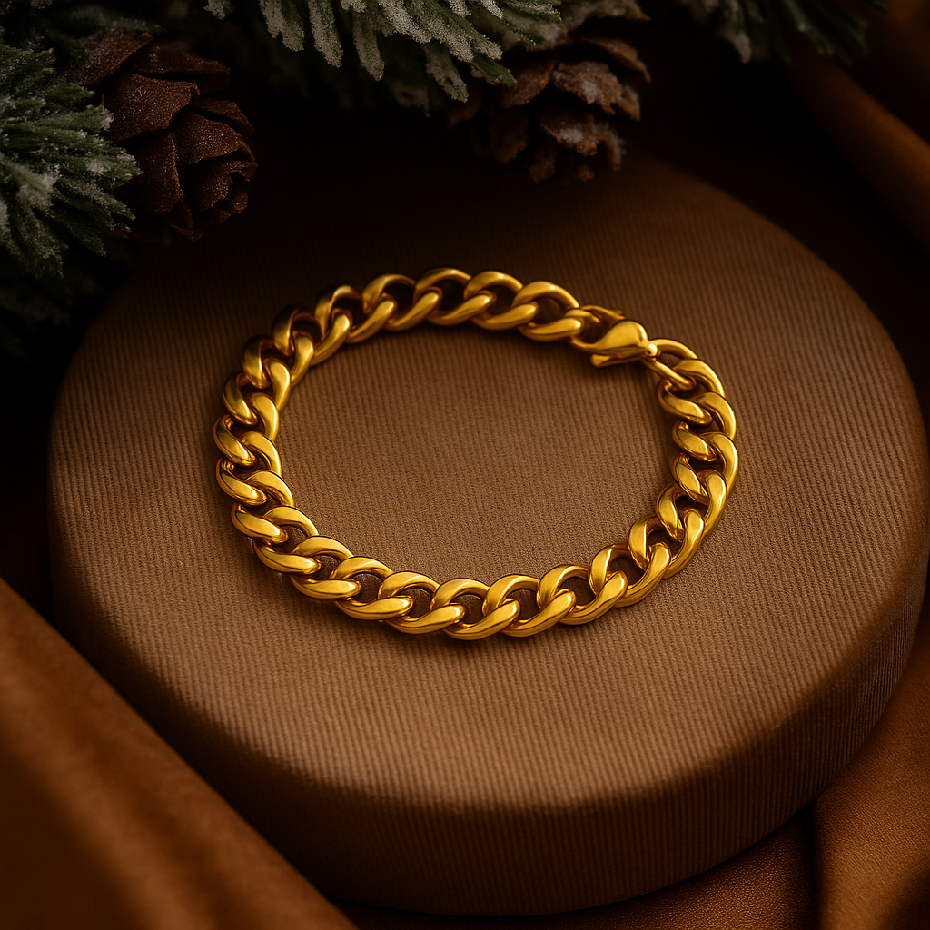 Raven Cuban Bracelet