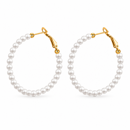 Pearl Strand Hoops